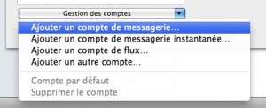 Ajouter un compte de messagerie sous thunderbird