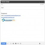 Test d'envoi d'un email avec une signature sous Gmail