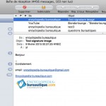 Réception du courriel avec Mail