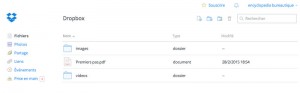 Vérifier la bonne synchronisation de votre compte dropbox entre votre ordinateur et le compte sur internet