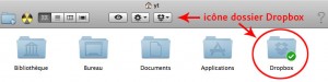 Accès au dossier Dropbox