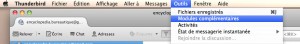 Comment installer un module complémentaire sous Thunderbird