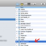 Dossier Google Drive sur votre ordinateur