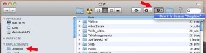 ouvrir dropbox avec un mac
