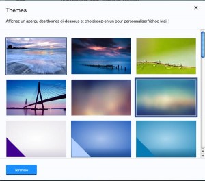 Tous les thèmes yahoomail pour changer son fond d'écran