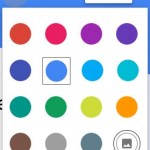 Palette des thème de couleurs Google Forms