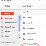 Fichier sauvegardé sous Drive