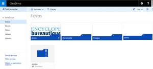 Gestionnaire de fichiers Onedrive