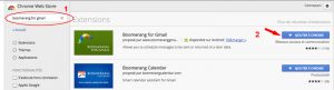 Installer boomerang for gmail