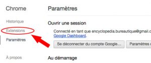 Choisir extensions chrome