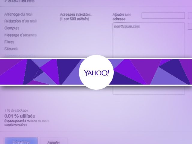 Comment bloquer une adresse email d’un expéditeur sous YahooMail ?