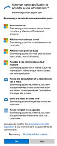 Droit de Boomerang Outlook