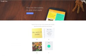 Création de notes avec Google Keep