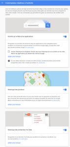 Activer ou désactiver Google