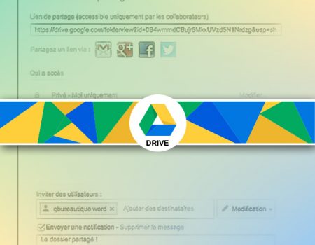 Comment partager un Dossier Google Drive ?