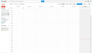 Ancienne version de Google Agenda