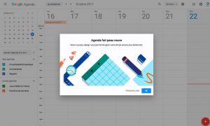 Nouvelle interface agenda google