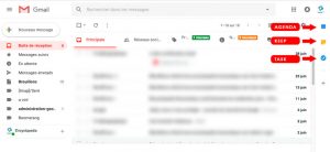 Gmail 2018, nouvelles icônes : Task, agenda et Keep