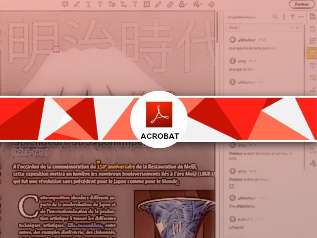 Les commentaires sous Acrobat Reader