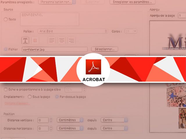 Comment ajouter un filigrane à un pdf ?