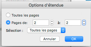 Appliquer un filigrane à certaines pages