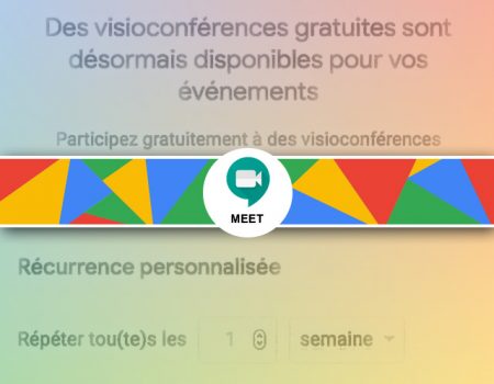 Comment programmer une visioconférence Google Meet réccurente ?