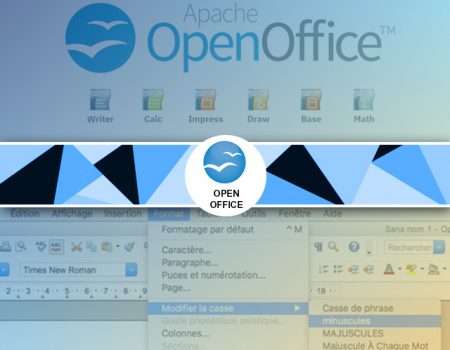 Convertir un texte majuscule en minuscule sous open office 4