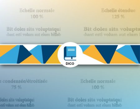 Echelle horizontale d’un caractère