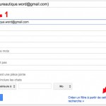 Création d'un filtre à partir d'un mail