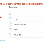 Gestionnaire de fichier dropbox