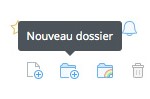 Icône d'un nouveau dossier