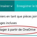 Partager à partir de Onedrive