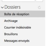 Créer un nouveau dossier sous outlook