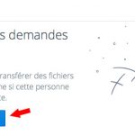 Créer une demande de fichiers avec dropbox