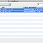 Transmettre des fichiers à dropbox