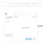 Interface dropbox sous gmail
