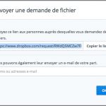 Lien de demandes de fichiers