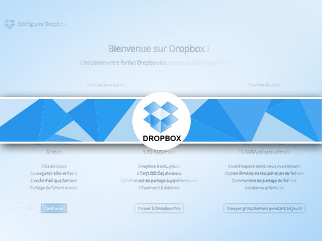 Dropbox gratuit : création et installation