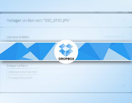 Le partage de fichier Dropbox