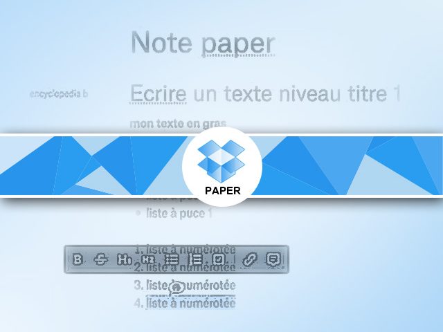 Travailler avec paper : formats listes, textes, commentaires