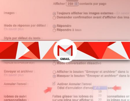 Annuler l’envoi d’un mail sous gmail