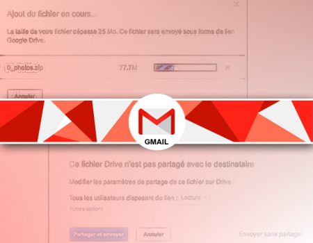 Comment envoyer un mail avec une pièce jointe lourde sous Gmail ?