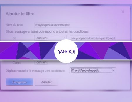 Trier automatiquement les mails avec les filtres sous YahooMail
