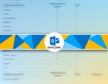 Comment organiser sa messagerie outlook avec les catégories et les dossiers